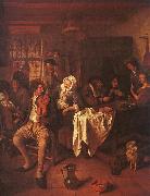 Jan Steen Inn with Violinist Card Players USA oil painting artist